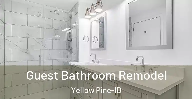inner Bathroom imggen Guest Bathroom Remodel Yellow Pine-ID