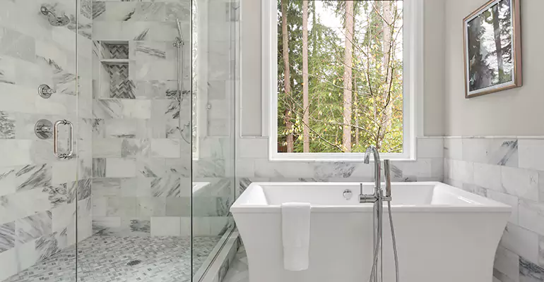 Bathtub to Tile Shower Conversion in Sweetwater