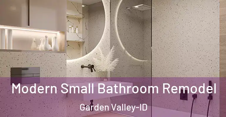 inner Bathroom imggen Modern Small Bathroom Remodel Garden Valley-ID